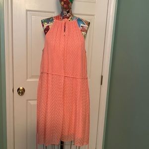 Peach dress